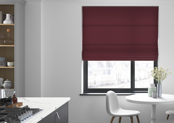 Windsor, Raspberry - Roman Blind - Image 3